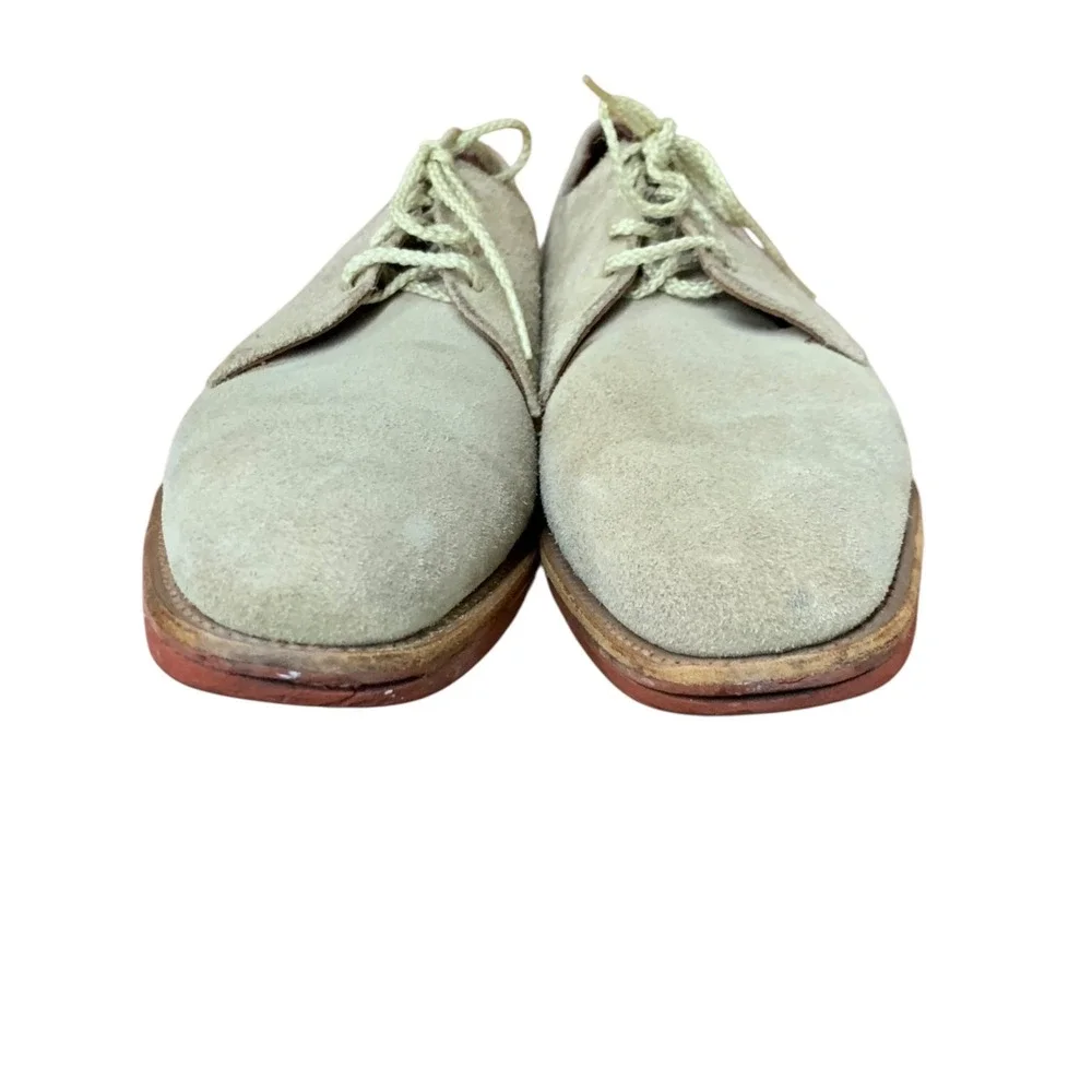 ALLEN EDMONDS MENS TAN BEIGE BOONE OXFORD SUEDE1 Size 10 RR‎
